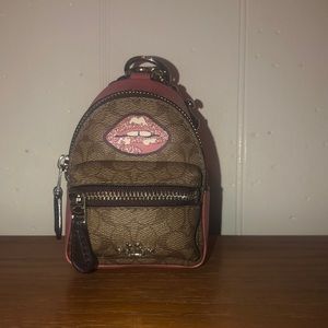 Mini keychain backpack